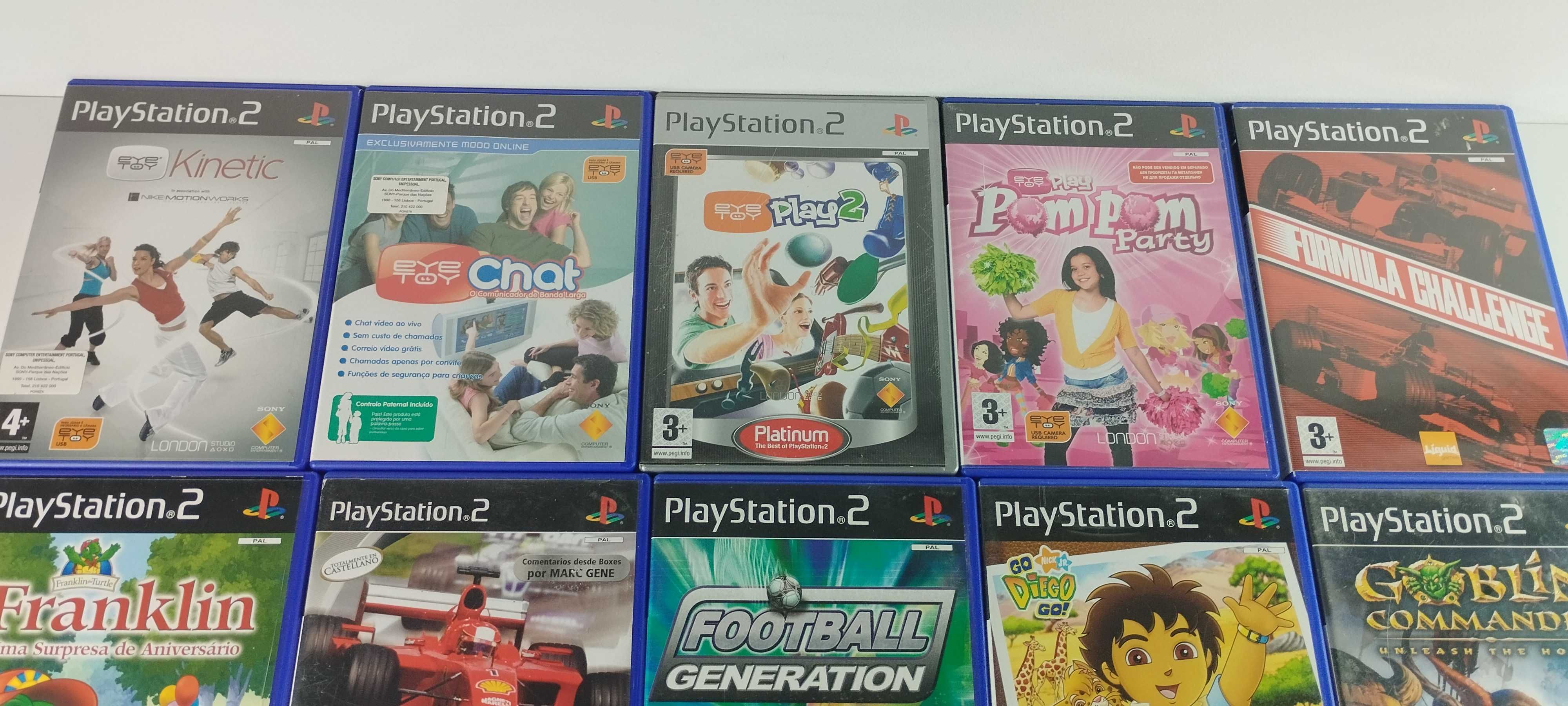 Lote Jogos Playstation 2 PS2