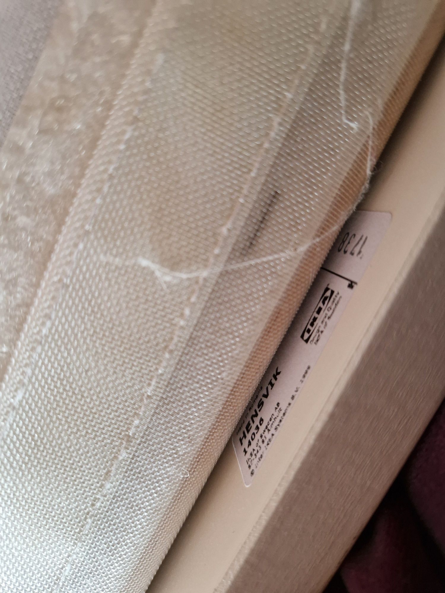 Łóżeczko hensvik ikea 120x60 + materac
