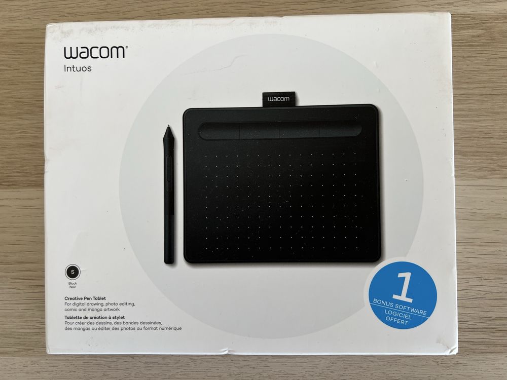 Wacom intuos tablet grafico para design ou edição de fotografia