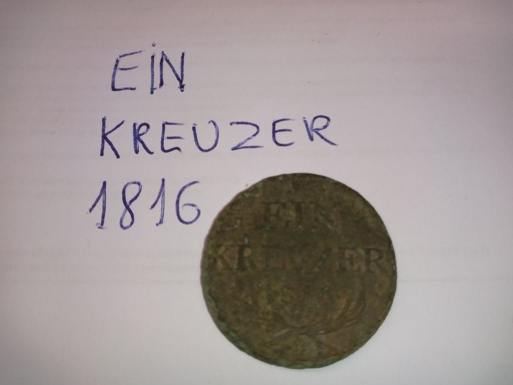 Stara moneta Ein kreuzer 1816