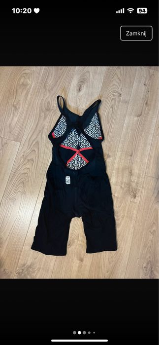 Skóra Arena Powerskin Carbon UK 26 Glide Open Back Black