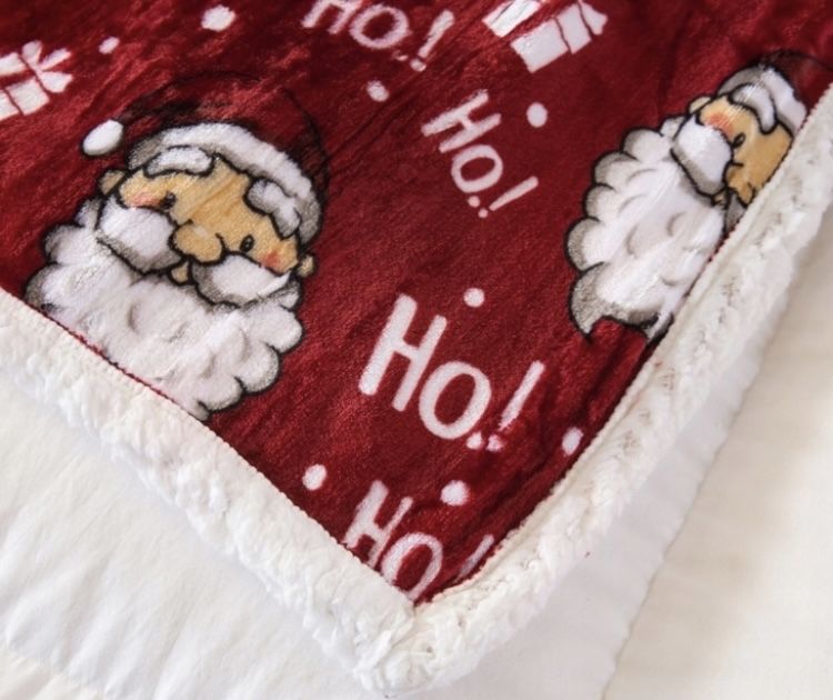 Koc świąteczny 220x200 Cotton World baran KBS-103