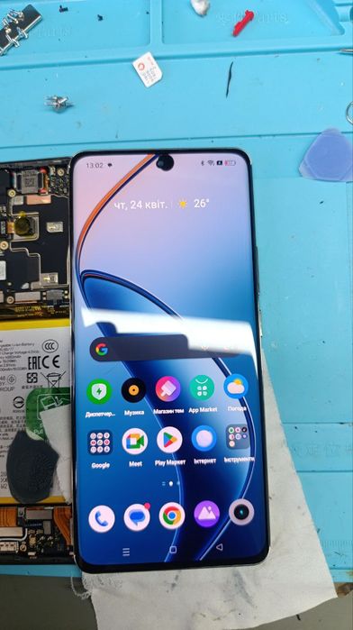 Дисплей realme 12 pro 5g без рамки (з ньюансом)