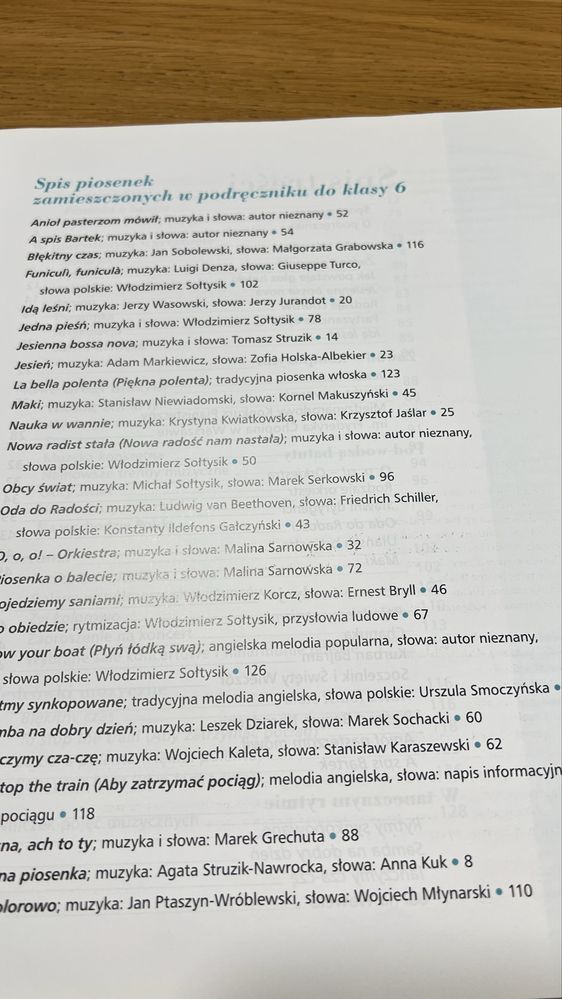 Klucz do muzyki podręcznik muzykla kl 6 wsip