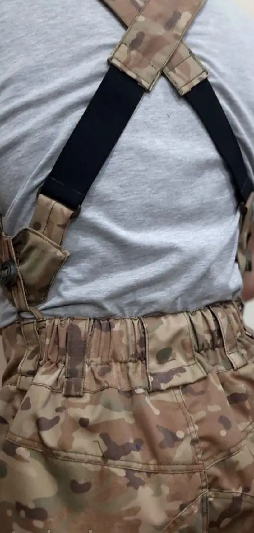 Підтяжки для штанів, чоловічі, військові, тактичні,на гудзиках