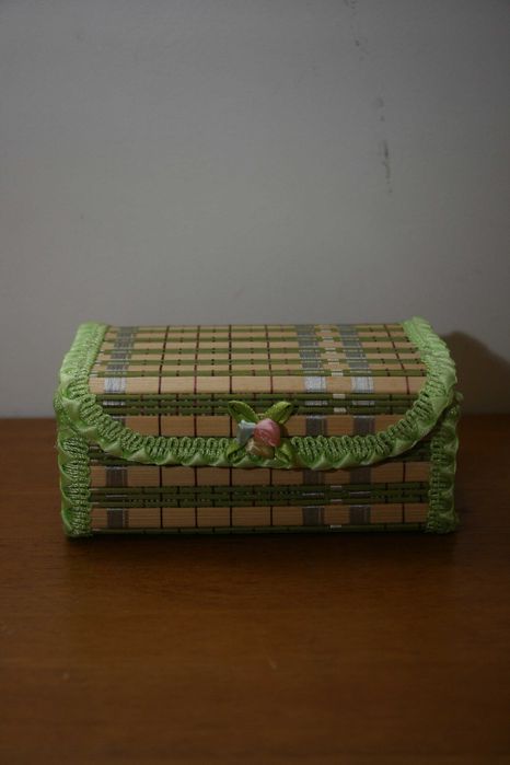 Caixa de Bambu para Decorar/Arrumar