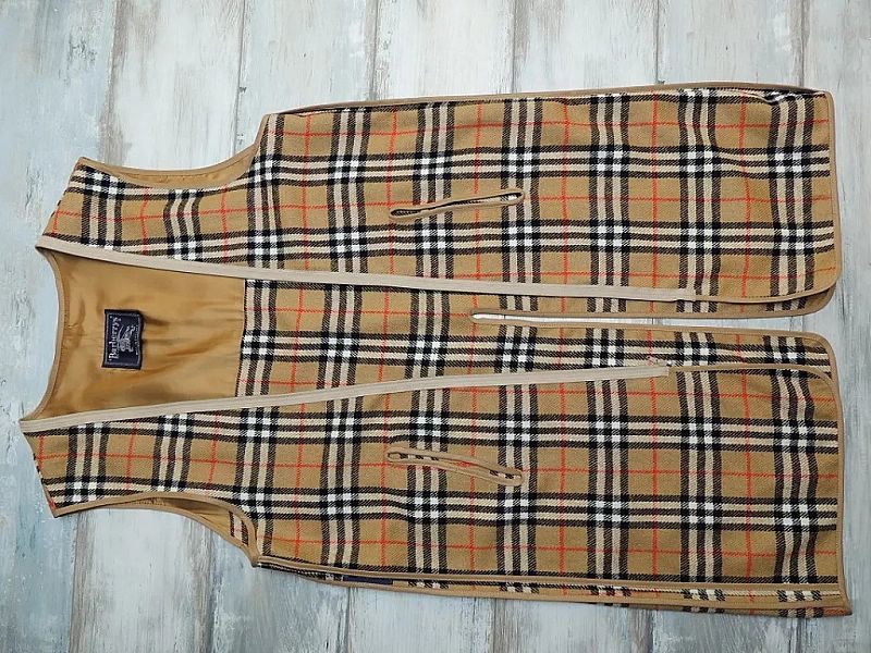 Burberrys Coat Płaszcz Męski Burberry 100% Wool Vintage Retro Modny