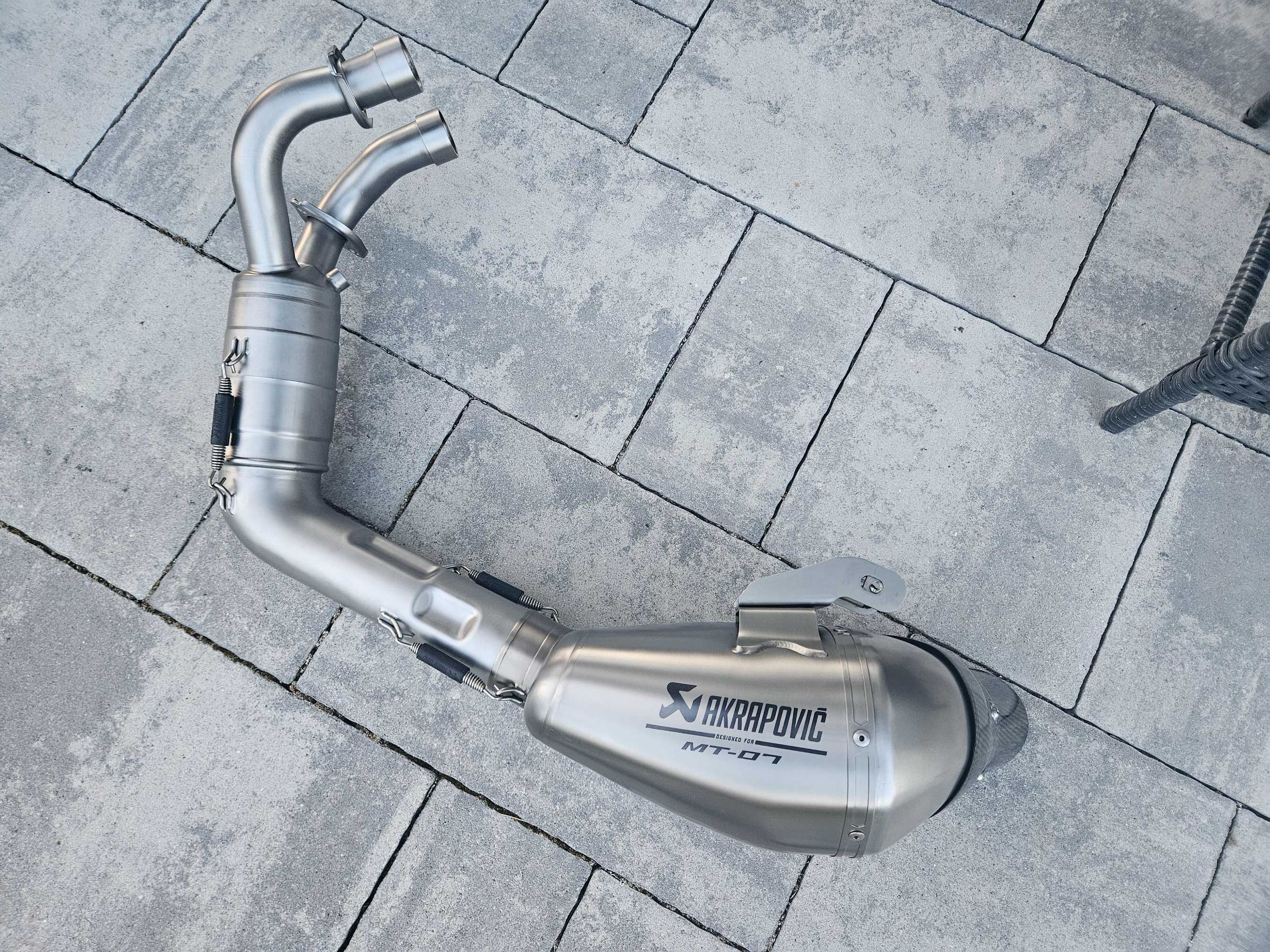 Yamaha MT07 MT-07 XSR 700 Tracer 7 700 Tłumik Wydech Akrapovic 2013-24