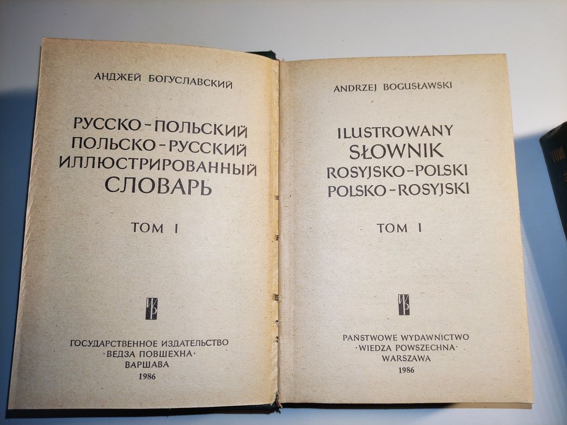 Słowniki rosyjsko-polskie 4 sztuki