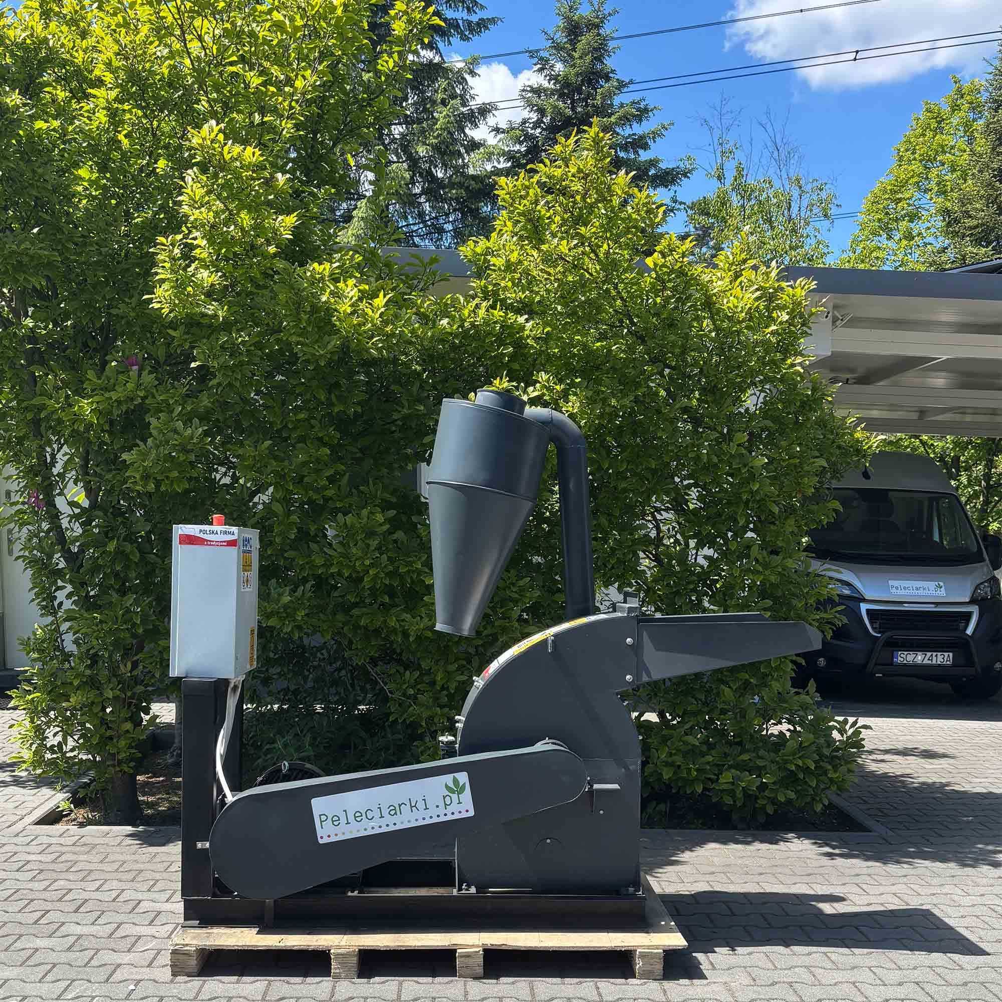 KOMPLETNA LINIA 220kg/h Karma Pasza Trawokulka Zanęta Opał Ściółka TOP