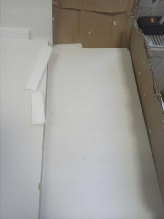 FMD MOBEL stół konsolowy biały używany 100 x 80 x 40 cm