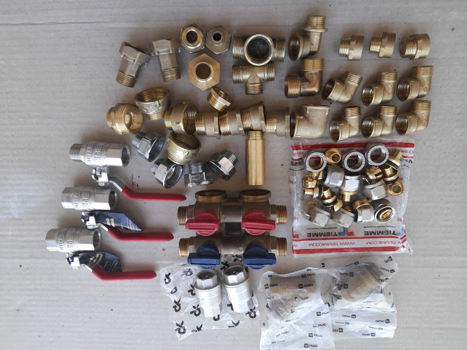 Сантехника: тройник, угол, редукция, переходник, ниппель, фильтр