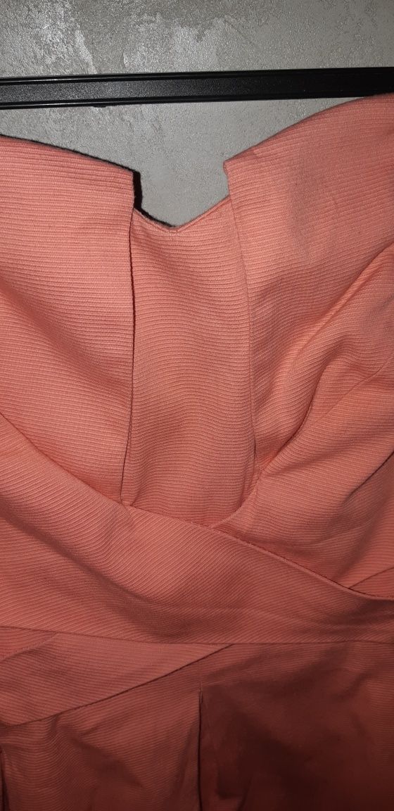Nowa Sukienka orsay 40 różowa oranżadowa