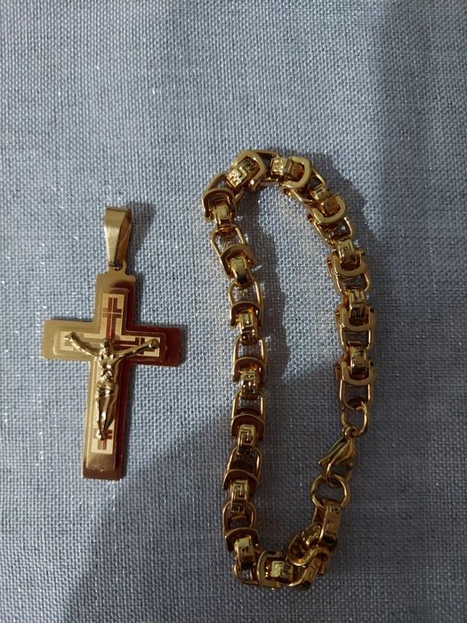 Bransoletka + krzyżyk
