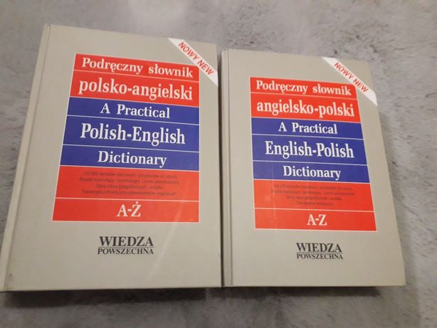 Słownik język angielski dwa tomy angielsko polski i polsko angielski