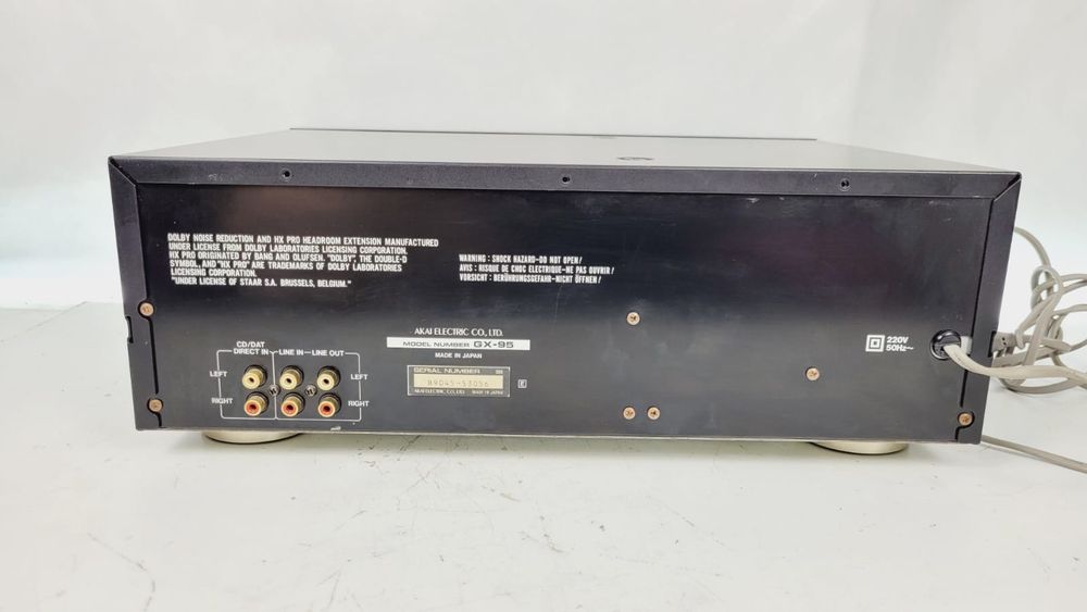 Wysokiej klasy Akai GX 95 MAGNETOFON kasetowy deck kaseta Hi end