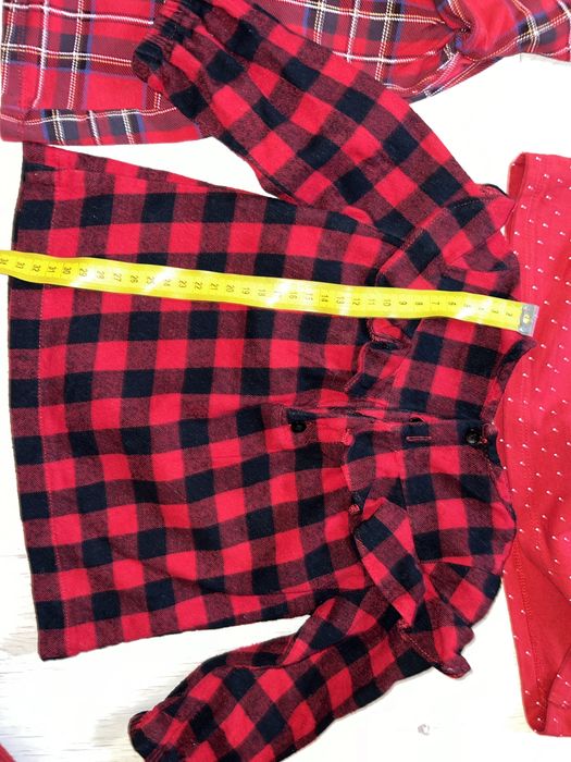 Плаття новорічне 6 місяців до 2-х років в клітинку