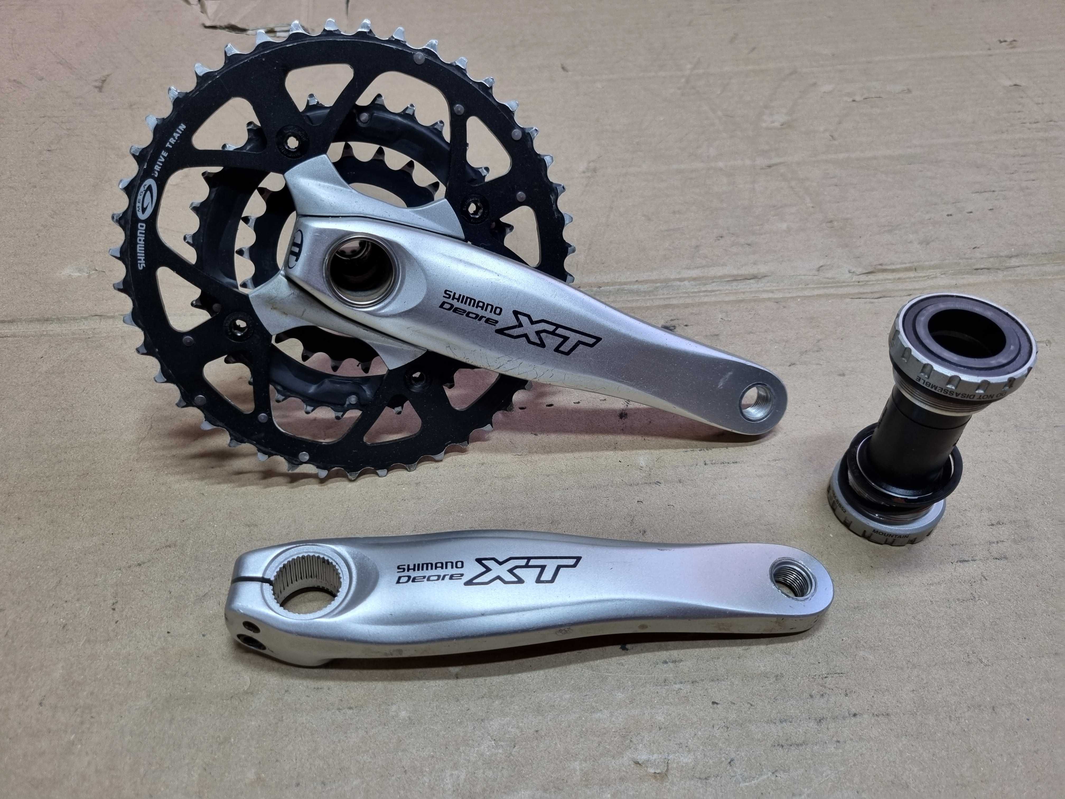 Mechanizm korbowy Deore XT m760, 175