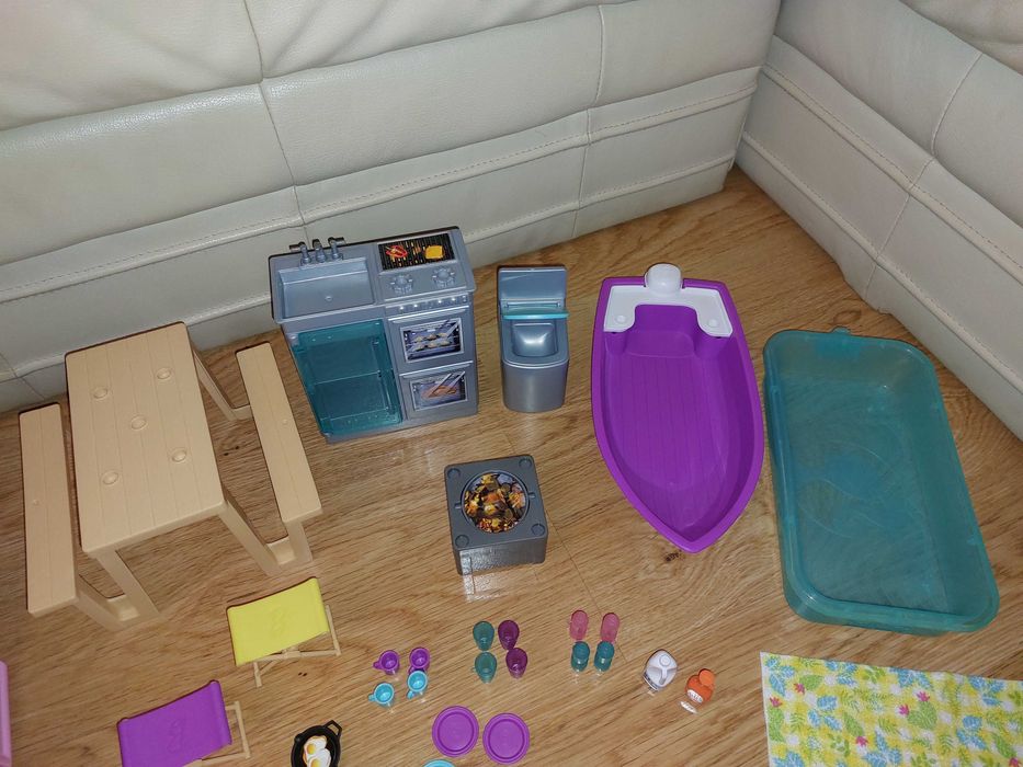 barbie, kamper 3w1, ghl93 plus lalka gratis