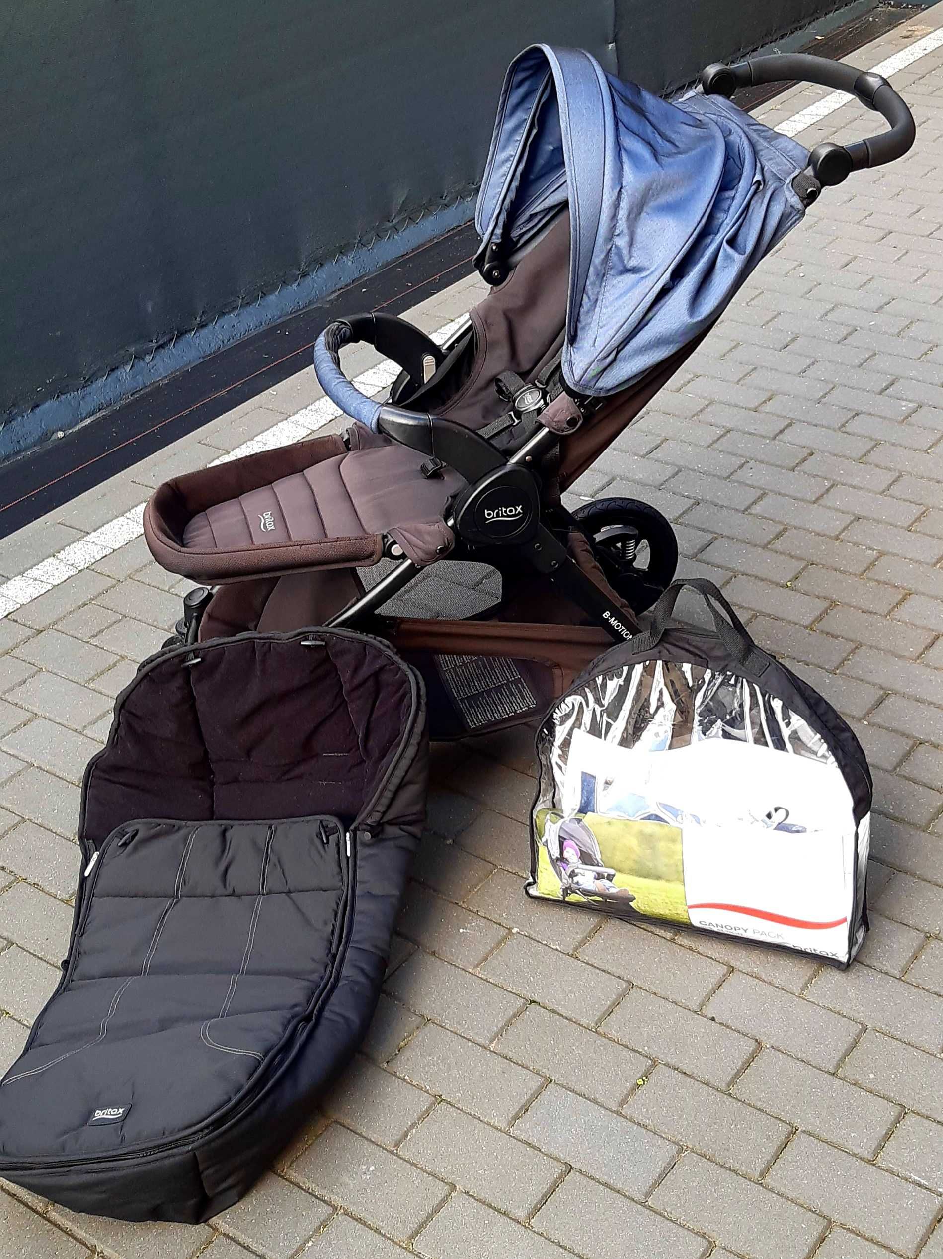 Wózek BRITAX B-Motion plus + gratis; SUPER STAN