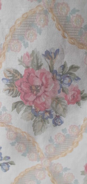 Zaslony długie bawełniane kwiaty