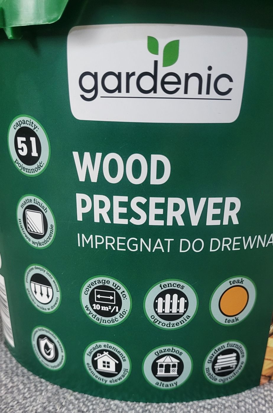 Impregnat do drewna 5L Kolor TEAK