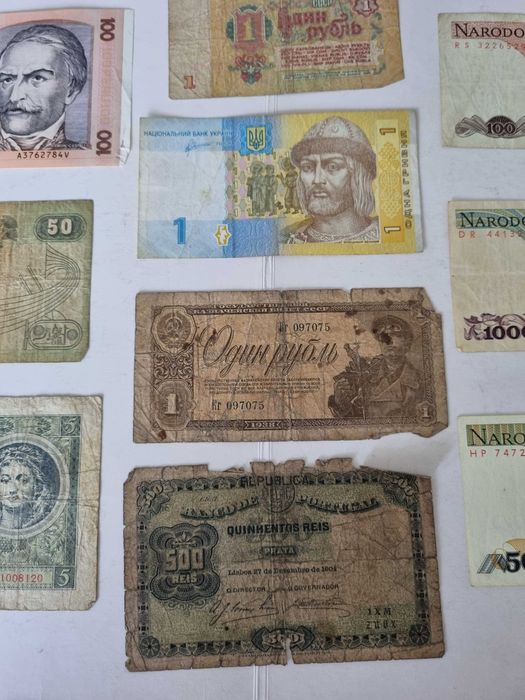 Stare banknoty 10 sztuk