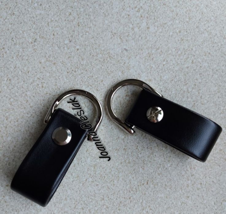 Czarne zaczepy eco + srebrne okucia do torebki obag moon light moon gl