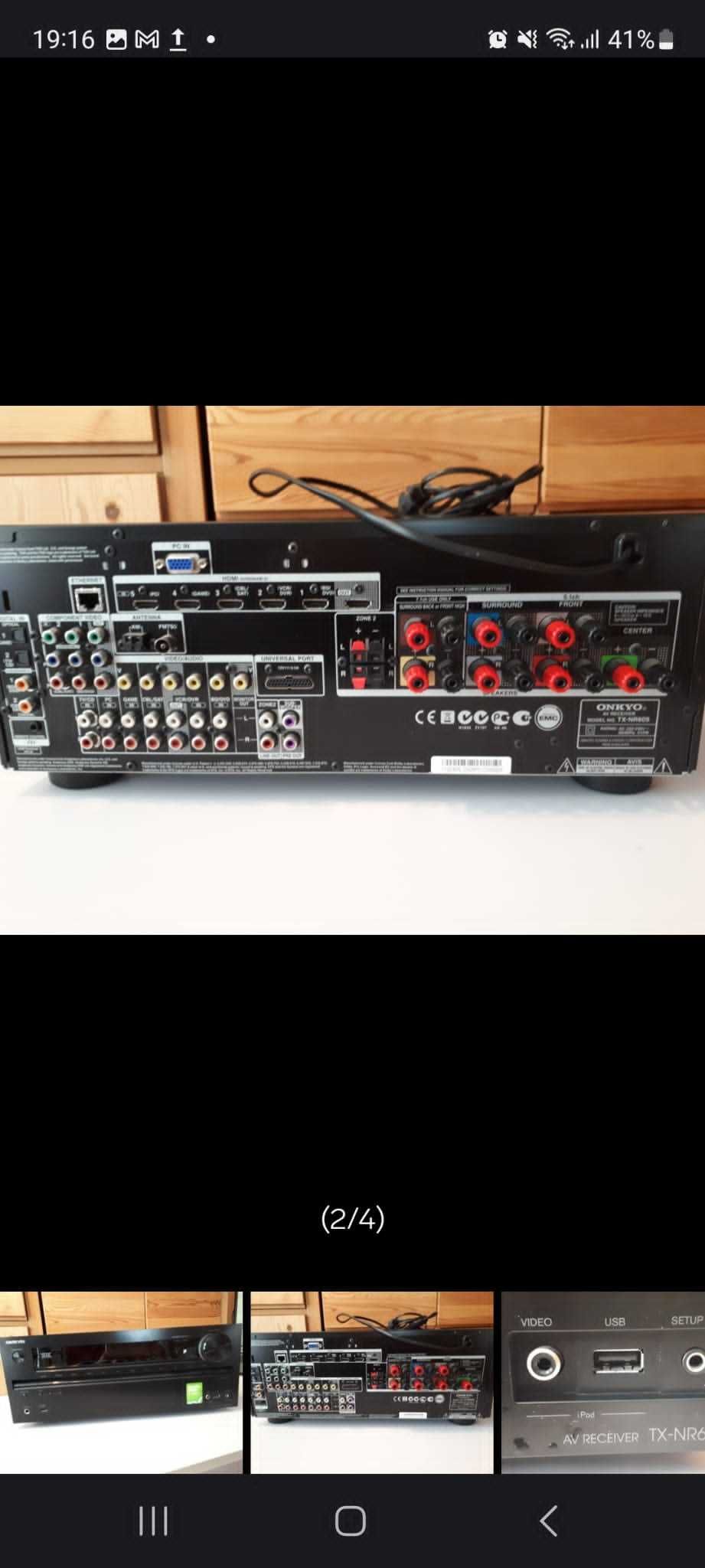 Tuner Onkyo TX-NR609 - amplituner 7.2 + pilot