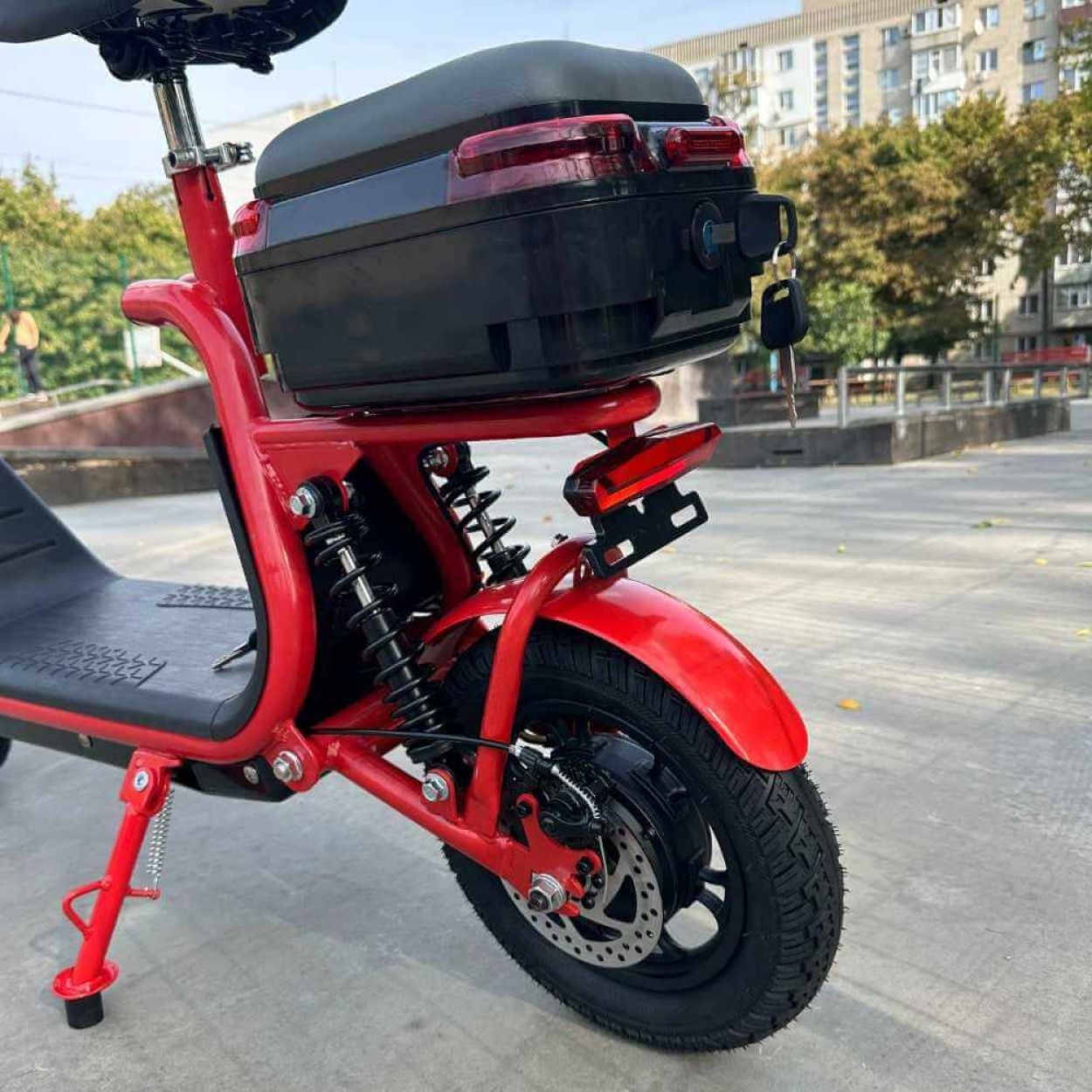 Супер цена‼️ Электросамокат ECOBIKE Zen U12 PRO Красный 800W, 15Ah