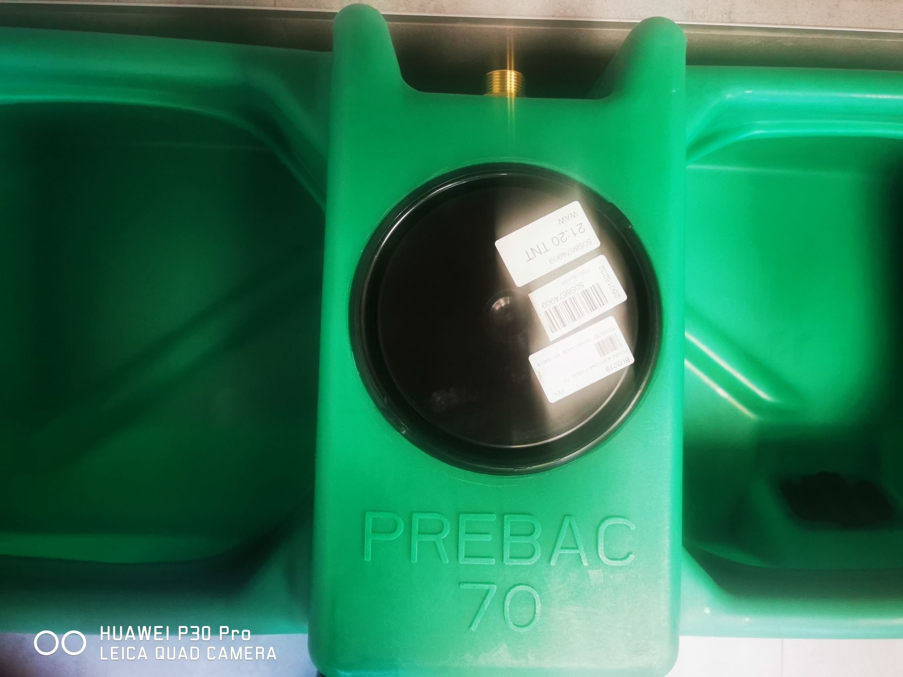 Poidło wannowe Prebac 70L