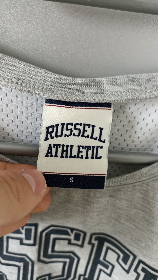 Koszulka męska szara tank top bez rękawków Russell Athletic