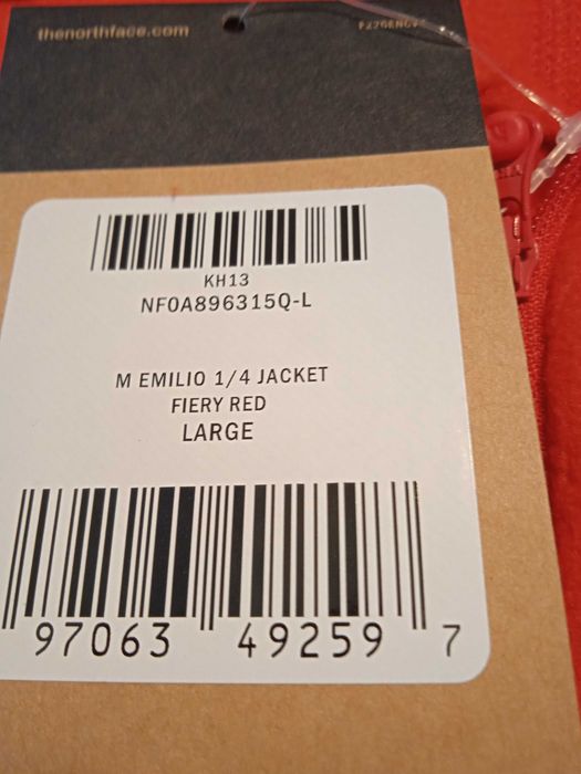 The North Face MicroPolar z zamkiem 1/4  Rozmiar L =SuperCena!=