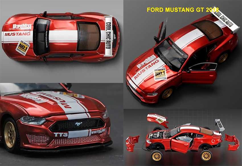Модель машинка подарок Ford Mustang GT 1:42 автомодель конструктор