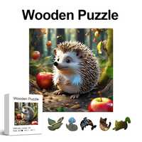 Drewniane puzzle dla dorosłych i dzieci 14+