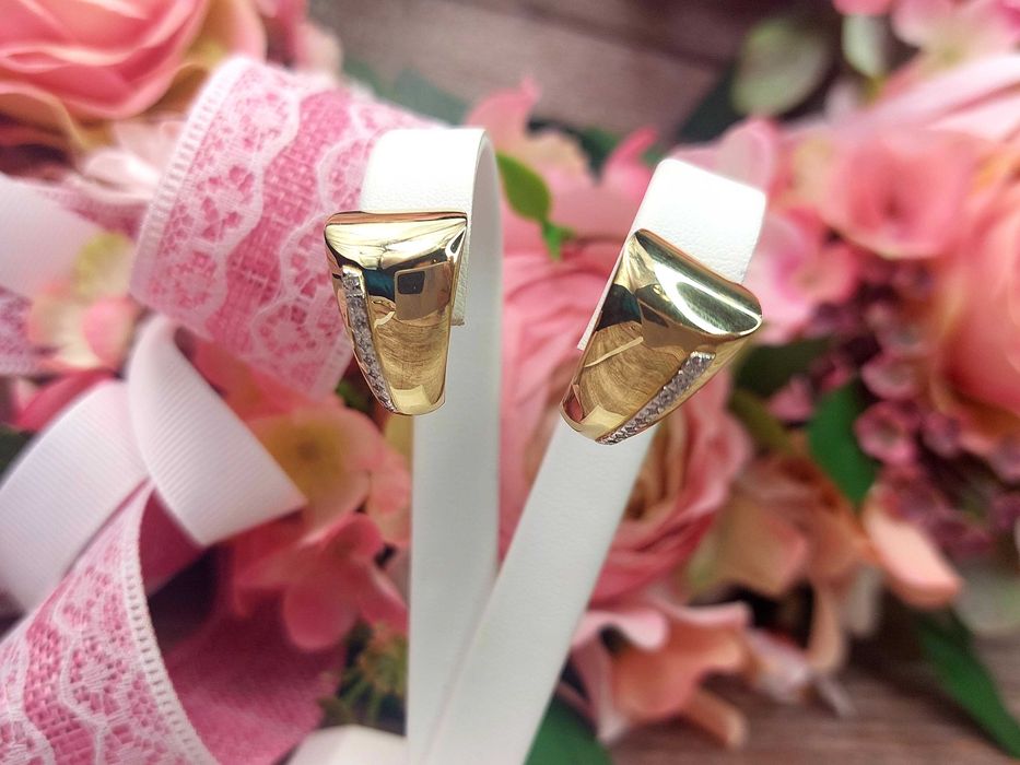 NOWE ZŁOTE KOLCZYKI 5,58 GR. próba: 585 Komis Redi