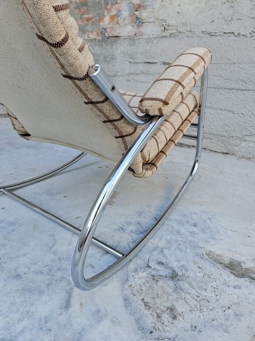 Fotel bujany HJO Ikea vintage Noboru Hakamura bauhaus modern