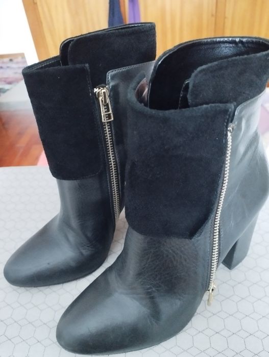 Botas/ botins pele 37