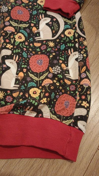 Sukienka tunika dresówka r. 122