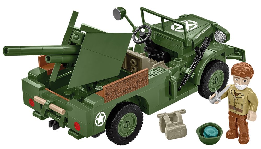 Klocki cobi 3116 pojazd 37MM GMC M6 FARGO