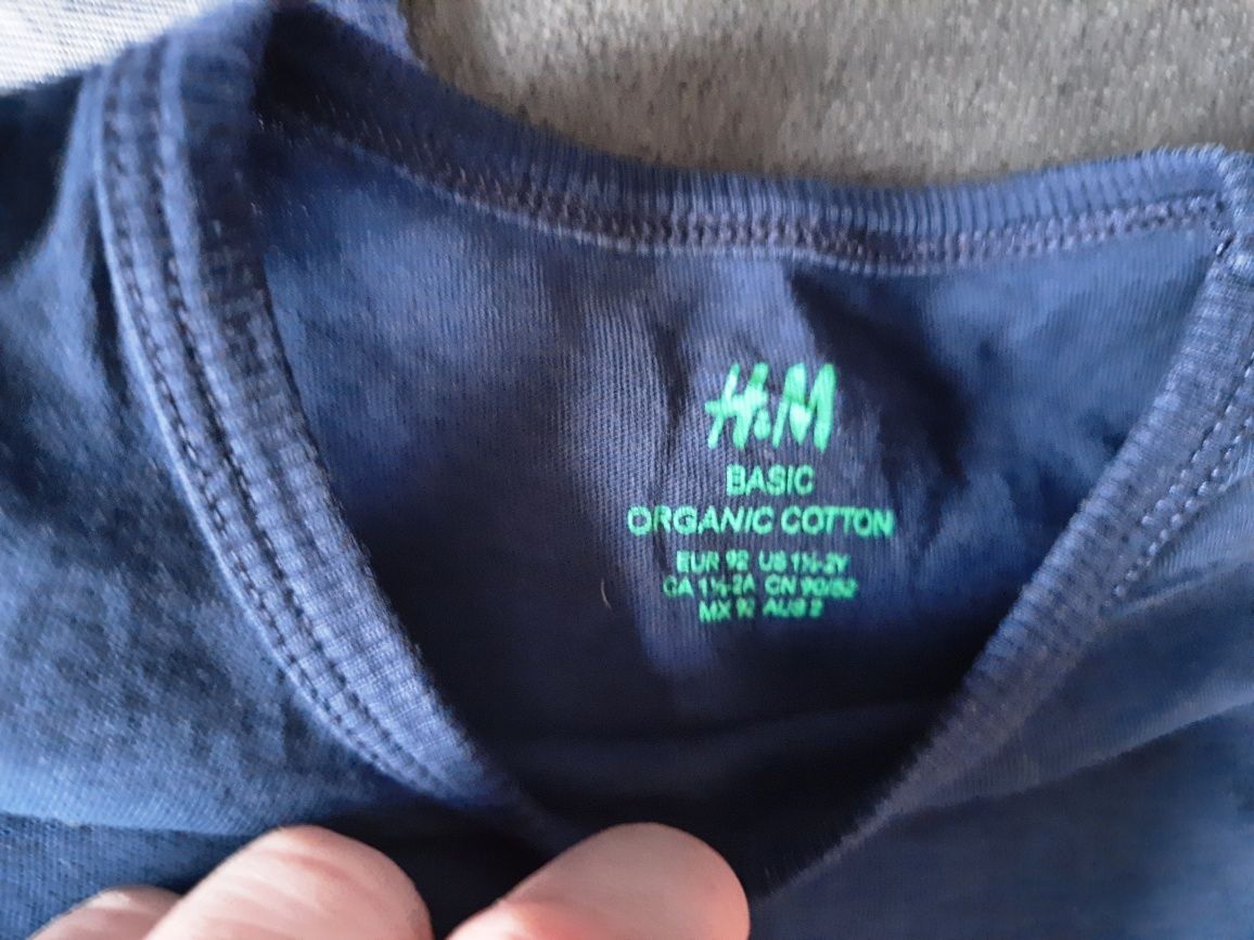2 szt. podkoszulek/koszulki na ramiączka H&M r. 92