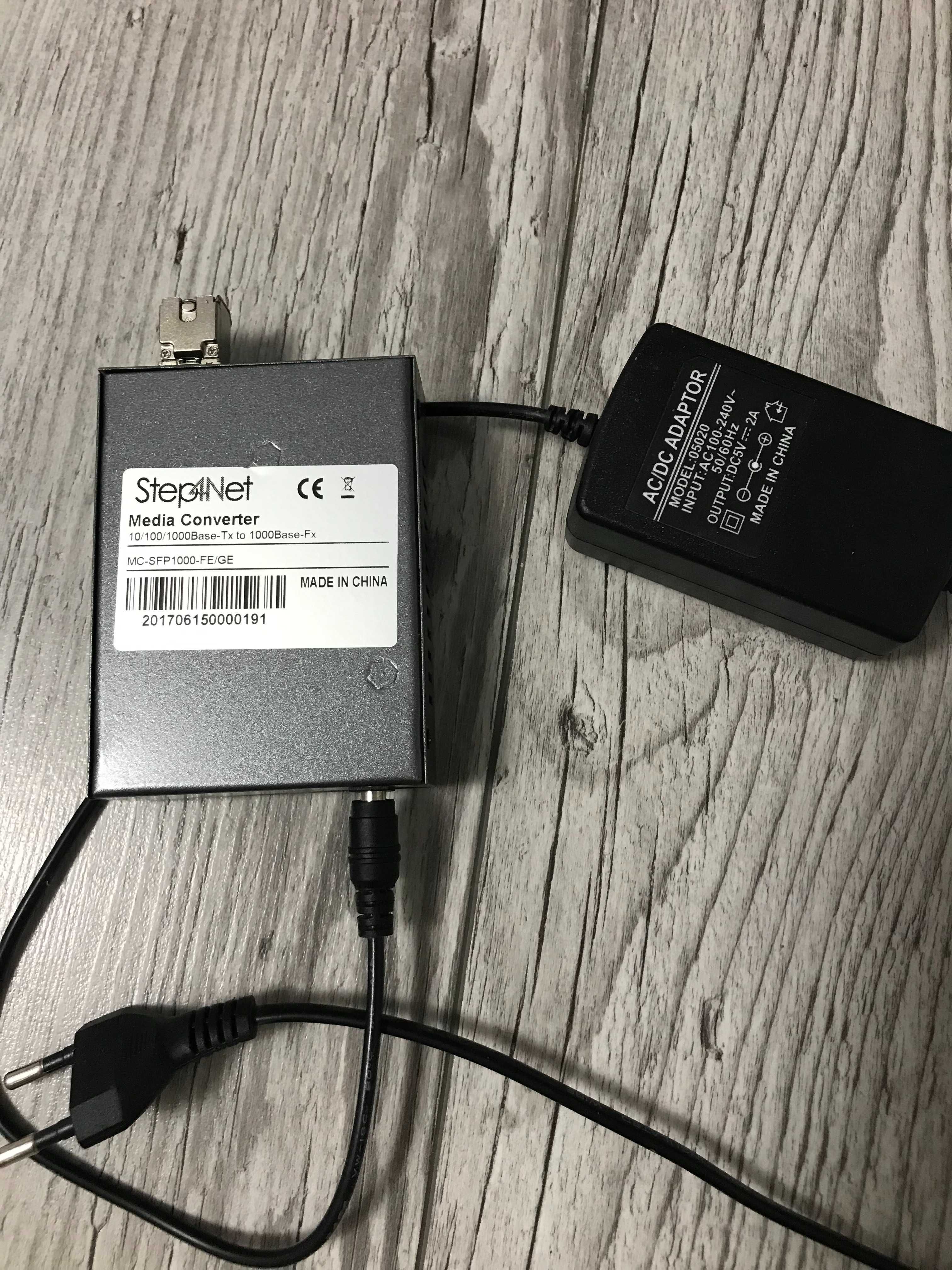 Медиаконвертер Step4Net MC-SFP1000-FE/GE SFP 10/100/1000Мбит