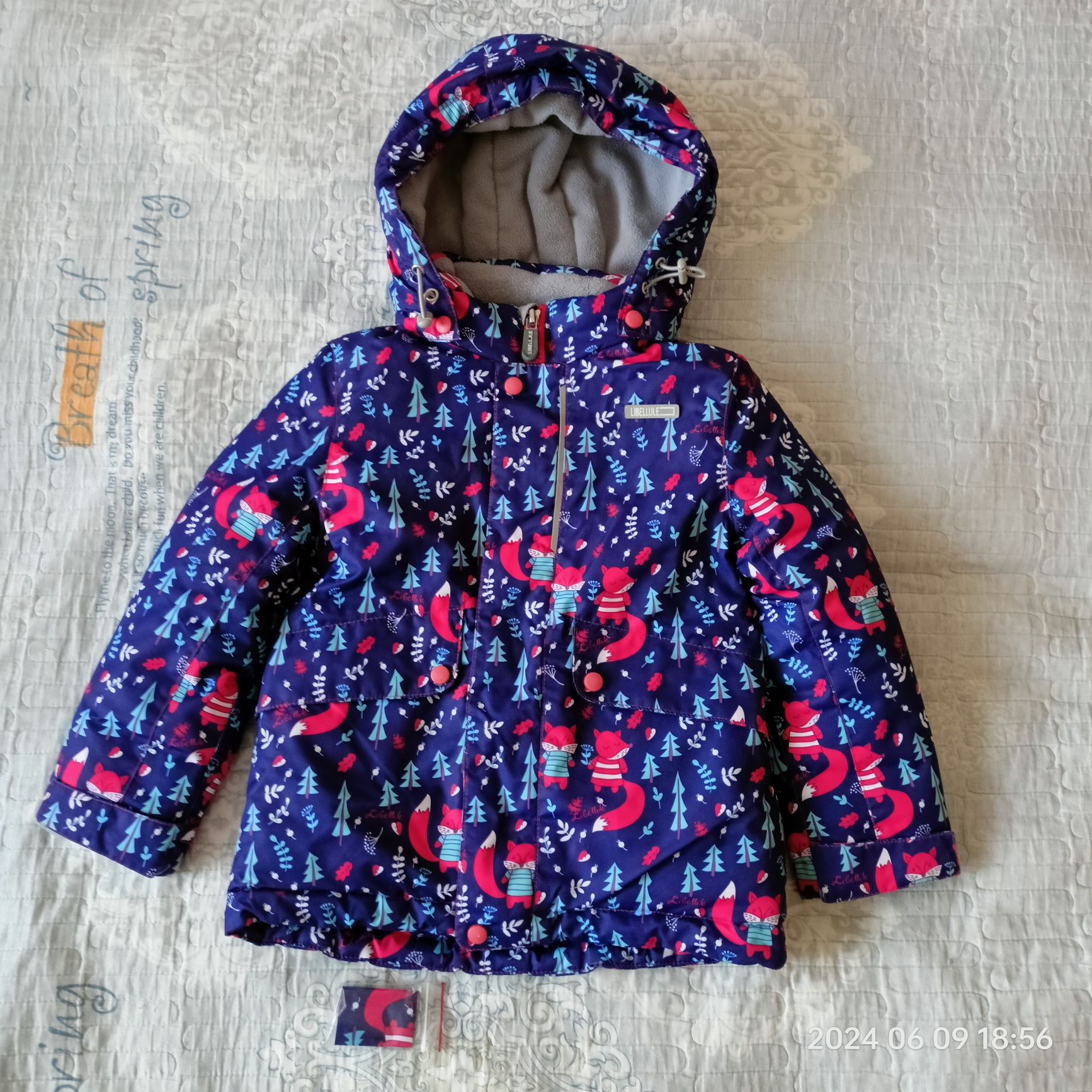 Зимовий комплект куртка, напівкомбінезон babyline libellule 98 р.