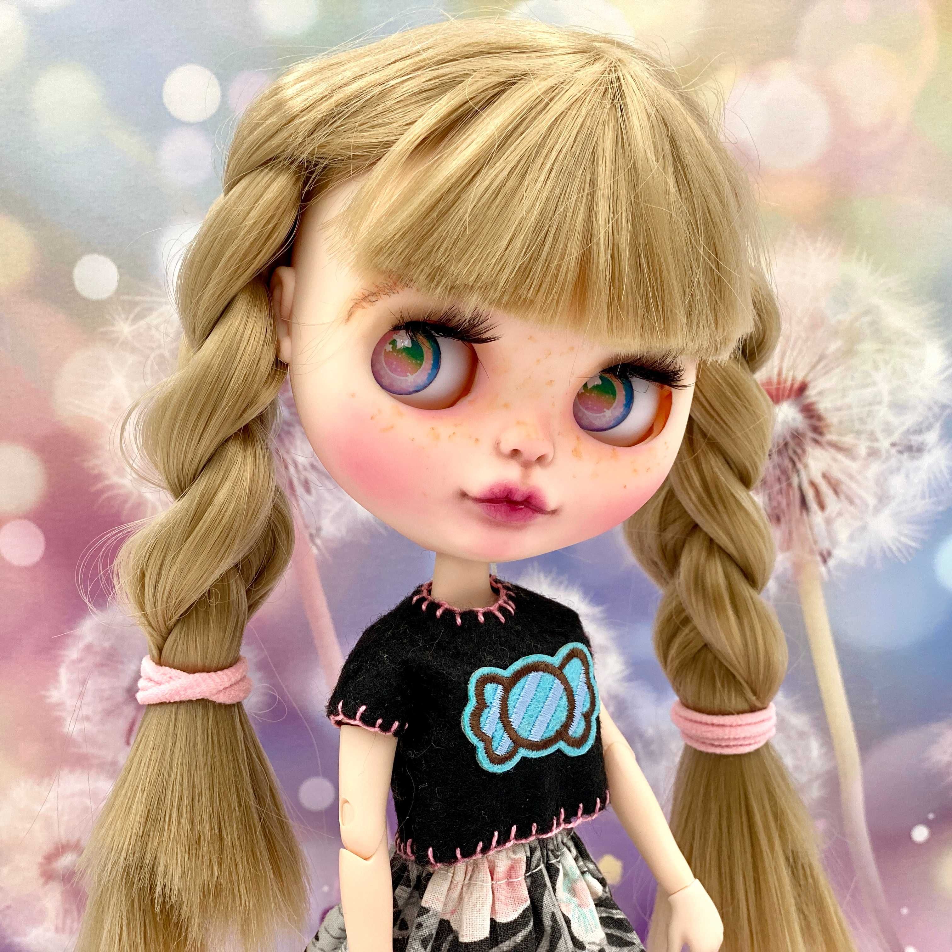 Lalka Blythe custom ooak doll repaint nowa ciałko bjd