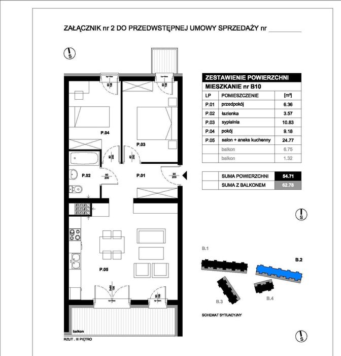 1 WYNAJEM,  Jesionowa 68,3 pokoje+Salon+Garaż,2 balkony,Krzyki,Wrocław