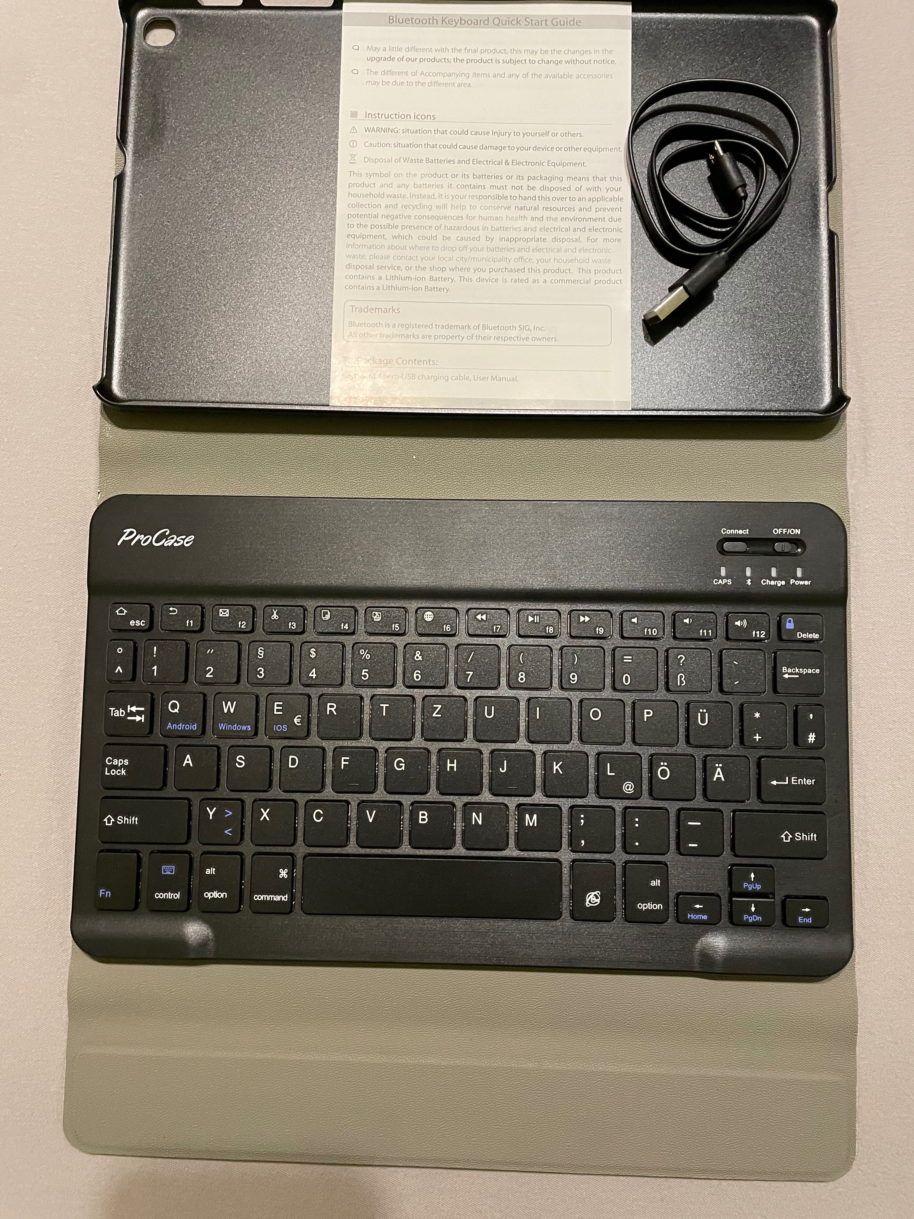 Klawiatura Bluetooth. Do laptopa. Do tableta.