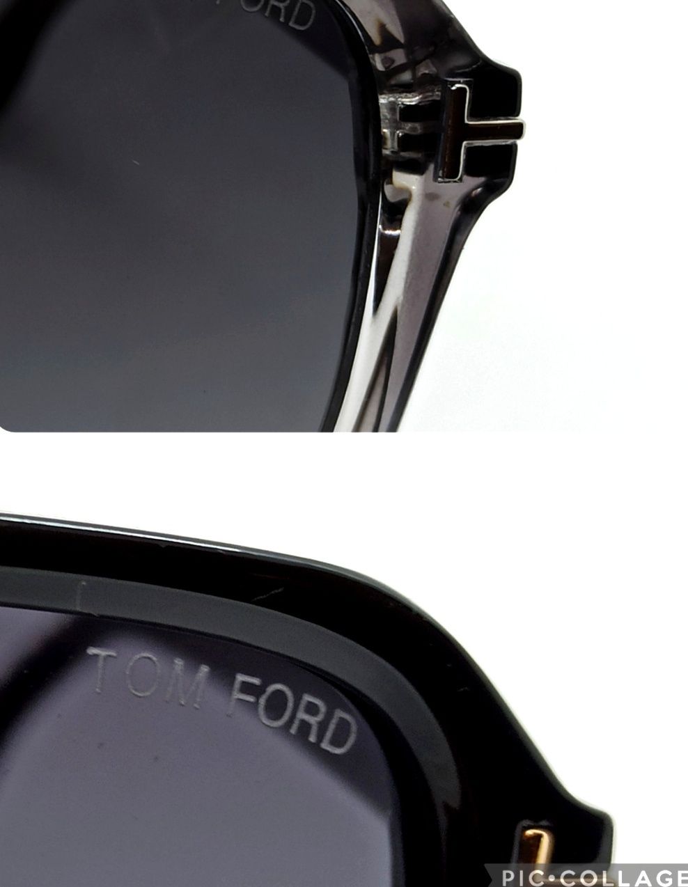 Tom Ford очки унисекс модные черные и серые в прозрачной оправе