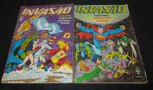 Livros Revista BD Invasão Abril DC Comics 1990