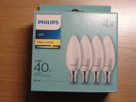 Żarówki Philips LED E14 (4 sztuki)