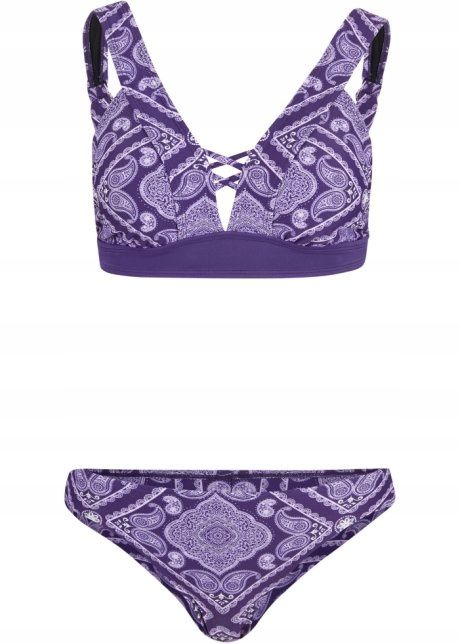 B.P.C bikini fioletowe we wzory r.38